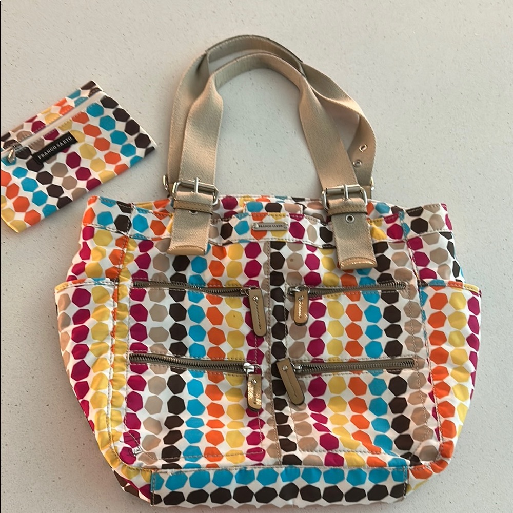 Franco Sarto Tote Bag with Vibrant Design